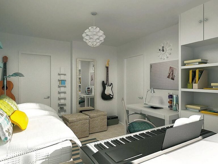 20 Teen Bedroom Ideas: Combining Jacksonville Contemporary and Miami Trendy Styles