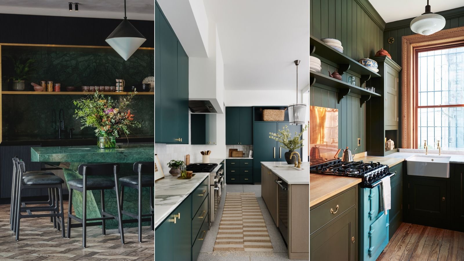 29 Forest Green Pantry Doors Contrast Charcoal Shelves for Moody Storage