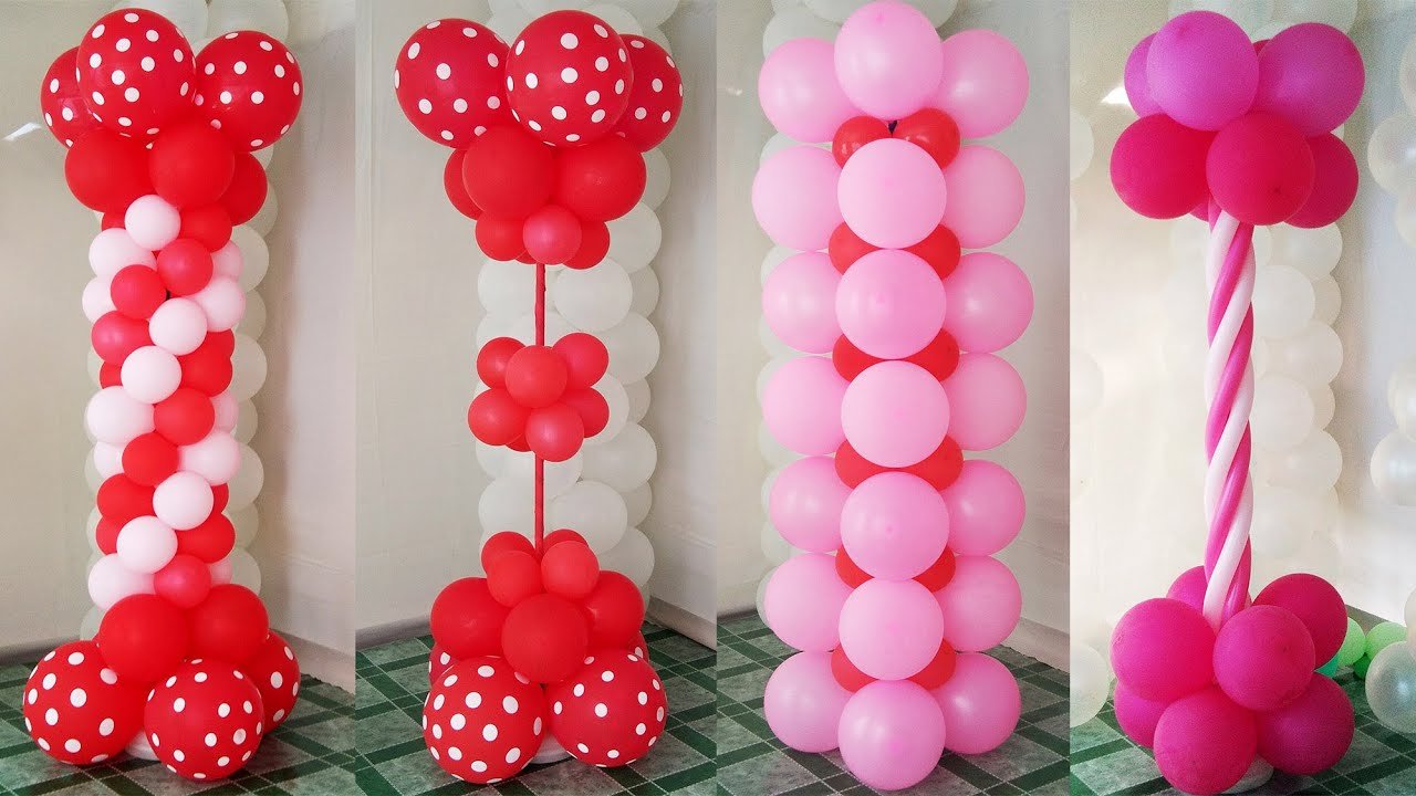Many Balloon Decorations are Variations of Three Basic Designs